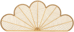Home ESPRIT - Hoofdbord - Bamboe Rotan - Bruin - 190 X 2,5 X 81 CM