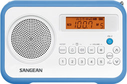 Sangean PR-D18 - Draagbare AM/FM radio - Alarmfunctie - Blauw