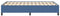 vidaXL - Bed - Frame - Blauw - 120x200 - cm - Corduroy - Stof