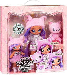 Na! Na! Na! Family Surprise Lavender Kitty Family - Modepop