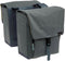 New Looxs ® Tulum Double - Dubbele Fietstas - 100% Gerecycled Polyester - Geschikt voor Elektrische Fietsen - Geschikt voor elke Bagagedrager - 32 Liter - Grey-Green