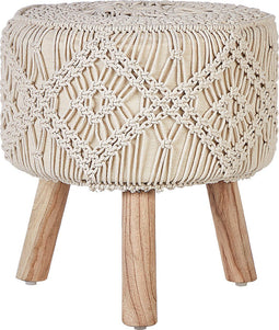MANZAI - Voetenbank - Beige - 40 x cm - Katoen