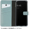 Selencia Google Pixel 8 - Echt Lederen Bookcase - 3 Pashouders - Air Blue