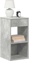 vidaXL - Nachtkastjes - 2 - st - met - lade - 35x34x66,5 - cm - betongrijs