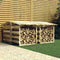vidaXL - Pergola - met - dak - 100x90x200 - cm - geïmpregneerd - grenenhout