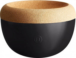 Emile Henry Fruitschaal/bewaarpot 27 Cm 4700 Ml Keramiek Zwart