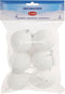 Decoratie Sneeuwballen 6cm, 6st.