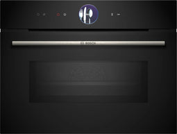 Bosch CMG7761B1 - Compacte inbouw bakoven met magnetron - 20 verwarmingssystemen - Inhoud 45L