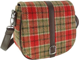 Schoudertas Beauly Rood Groen Tartan - Harris Tweed - Glen Appin of Scotland