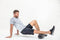 Blackroll Standard Foam Roller 30 cm - Zwart/blauw/wit
