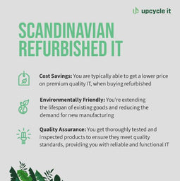 upcycle it Apple iPhone 14 (Refurbished) Grade A 15,5 cm (6.1) Dual SIM iOS 17 5G 256 GB Zwart