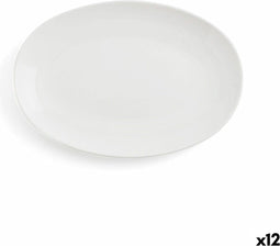 Serveerschaal Ariane Vital Coupe Ovalen Keramisch Wit (Ø 26 cm) (12 Stuks)