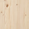 vidaXL - Tuinbartafel - met - dak - 112,5x57x195,5 - cm - massief - hout