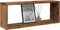 vidaXL - Wandschappen - kubus - 6 - st - 60x15x23 - cm - bewerkt - hout - oud - houtkleur