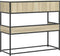 vidaXL - Wandtafel - 90x35x80 - cm - bewerkt - hout - sonoma - eikenkleurig