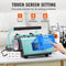 Warmtepersmachine voor glazen, glaspers set met 8 lege glazen, mokkenpers voor maximaal 887 ml glaze