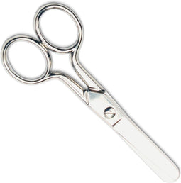BeXfield Zakschaartje - Kinderschaartje - Knutselschaartje 12 cm Vernikkeld