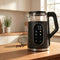HomeShift® Waterkoker - Temperatuurregeling - 1,7 Liter - 2200W - Zwart