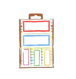 Naamstickers - sticky notes - rainbow