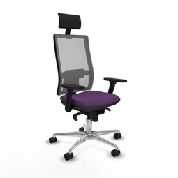 Bureaustoel met hoofdsteun Piqueras y Crespo 3D086N1 Paars