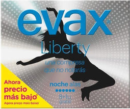 Nacht Maandverband met vleugels Liberty Evax (9 uds)