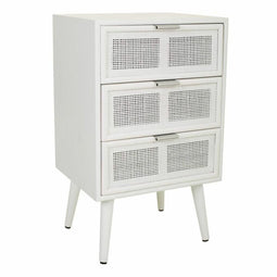 Nachtkastje Alexandra House Living Wit 36 x 71 x 42 cm