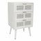 Nachtkastje Alexandra House Living Wit 36 x 71 x 42 cm