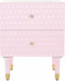 Nachtkastje DKD Home Decor 52 x 42 x 65 cm Metaal Licht Roze Mangohout