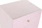 Nachtkastje DKD Home Decor 52 x 42 x 65 cm Metaal Licht Roze Mangohout