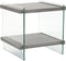 Nachtkastje DKD Home Decor Kristal MDF Gehard glas (50 x 50 x 49 cm)