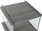 Nachtkastje DKD Home Decor Kristal MDF Gehard glas (50 x 50 x 49 cm)