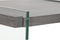 Nachtkastje DKD Home Decor Kristal MDF Gehard glas (50 x 50 x 49 cm)