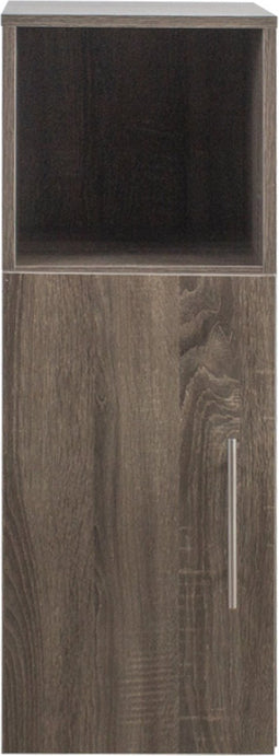 Nachtkastje - halkastje - 90 cm hoog - bruinkleurig