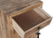 Nachtkastje Home ESPRIT Zwart Natuurlijk Sparrenhout Hout MDF 45 x 34 x 66 cm