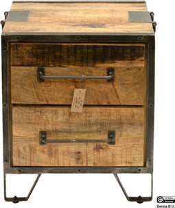 Nachtkastje met 2 lades