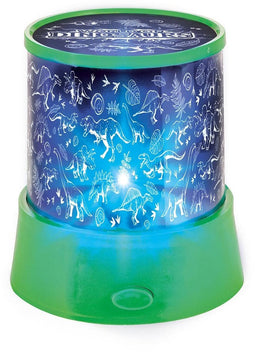 Nachtlamp - Projectielamp - Wereld van de dino's - 12x11x11cm - 3+