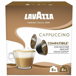 Lavazza Cappuccino Capsules - Geschikt voor Dolce Gusto Apparaat - 16 stuks