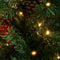 vidaXL - Kerstboom - met - LED - en - dennenappels - 120 - cm - PVC - en - PE - groen