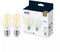 WiZ Filament A60 E27 - Losse Lamp - Wi-Fi BLE 60W 806lm (2 stuks)