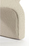 Nafya poef 60x46x46 cm bouclé - taupe