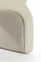 Nafya poef 60x46x46 cm bouclé - taupe