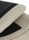 Nafya poef 60x46x46 cm bouclé - taupe