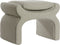 Nafya poef 60x46x46 cm bouclé - taupe