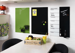 NAGA Glassboard zwart 40x60cm