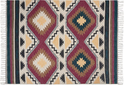 NAGON - Plaid - Multicolor - 130 x 180 cm - Katoen