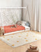 DARDERE - Vloerkleed - Beige/Geel - 140 x 200 - Katoen