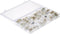 Nail Art Steentjes Kit - 3100-DELIG - 3D Mix Nail Art Strass Kristallen - Speciaal Gevormde Diamanten Nagel Steentjes - Nagel Steentjes voor Strass Doos - Kristal Kit met Boor Pen