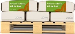 Najaarsmest All-In-One (200kg, 4.000m2) - Rijk aan Kalium - Gazonmest Najaar - Gazonsmeststof - Organische Meststof - Najaarsmest - Verhoogt de Weerstand van het Gazon tegen Vorst, Droogte, Ziektes en Betreding - Organifer