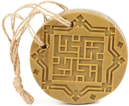 Najel - Aleppo zeep- Amber/Oud Aroma - Douche kruidenzeep aan koord - 150g