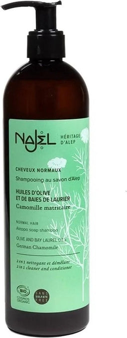 Najel Aleppo Zeep Normaal Haar 2 in 1 shampoo en conditioner - 500 ml